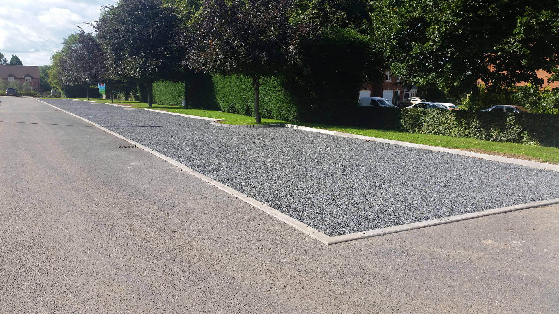 Gravel driveway